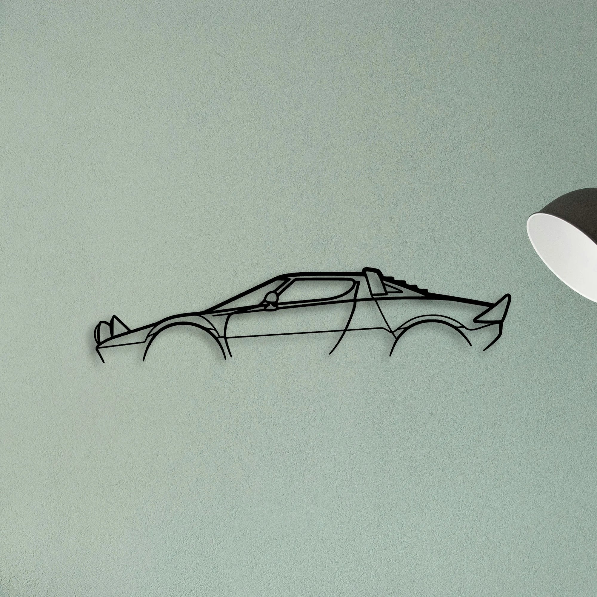 Stratos Classic Silhouette Metal Wall Art - Tinvibe