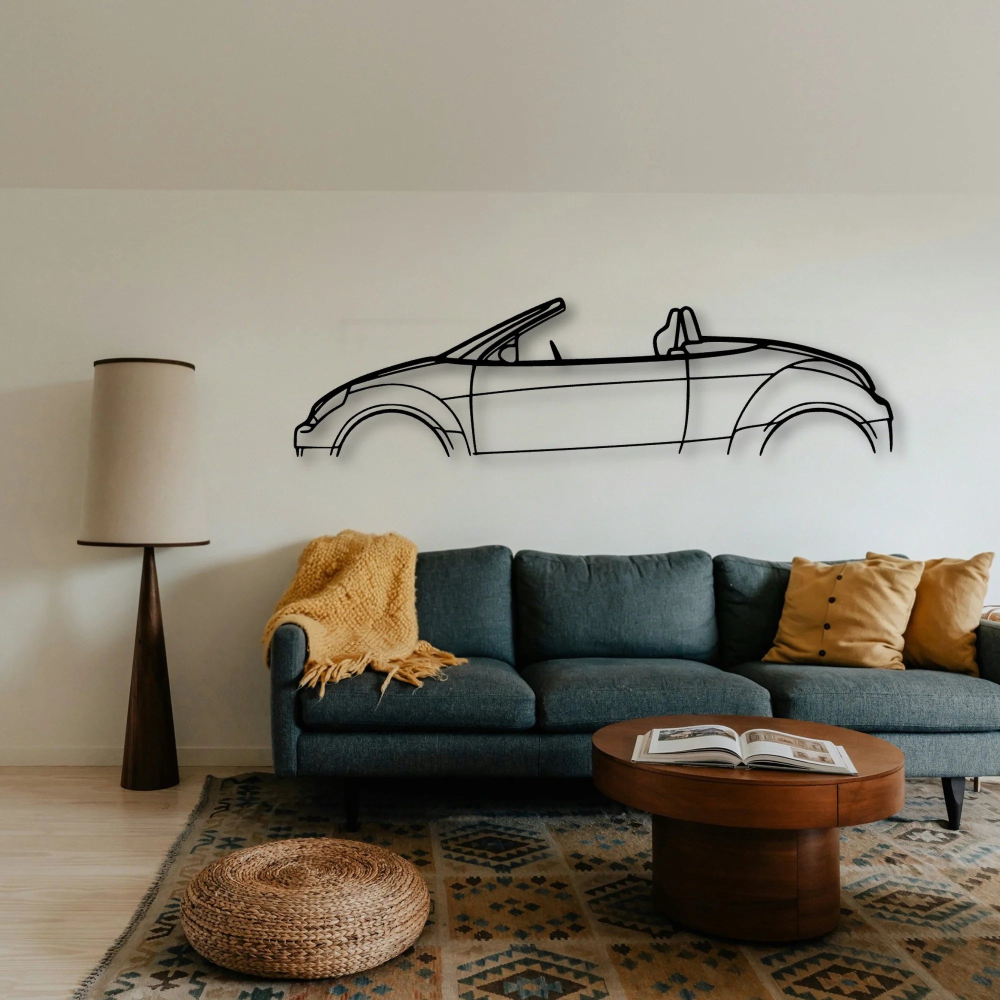 Street KA Classic Silhouette Metal Wall Art - Tinvibe