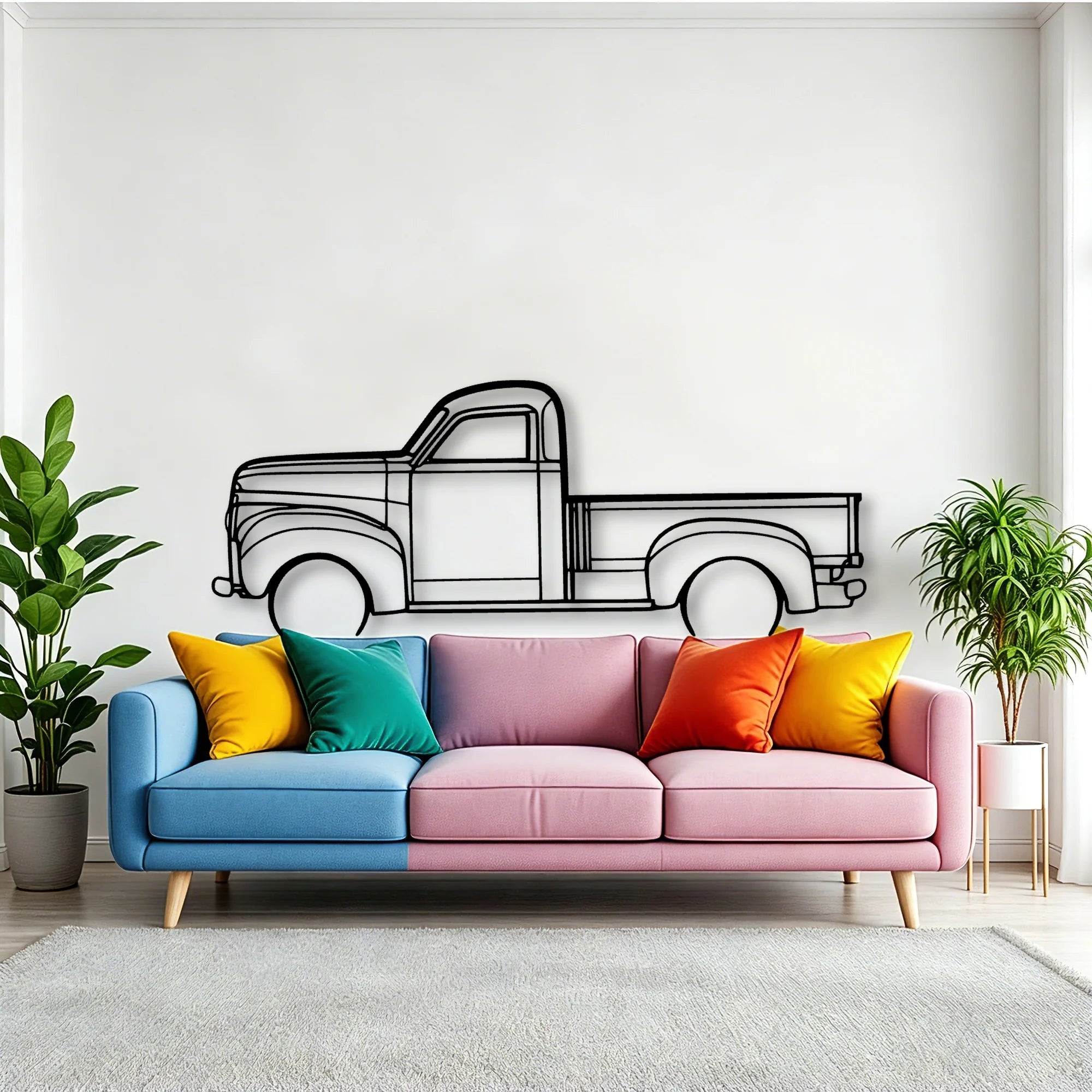 Studebaker M5 Classic Silhouette Metal Wall Art - Tinvibe