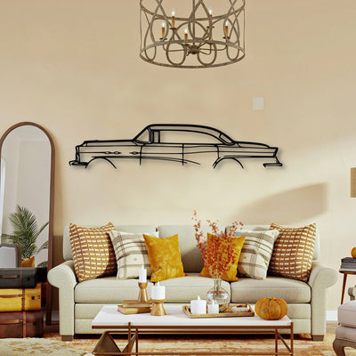 Super 1956 Classic Silhouette Metal Wall Art - Tinvibe