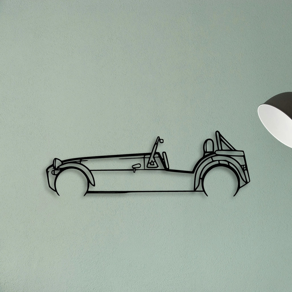 Super 7 Classic Silhouette Metal Wall Art - Tinvibe
