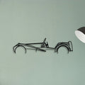 Super Seven Classic Silhouette Metal Wall Art - Tinvibe