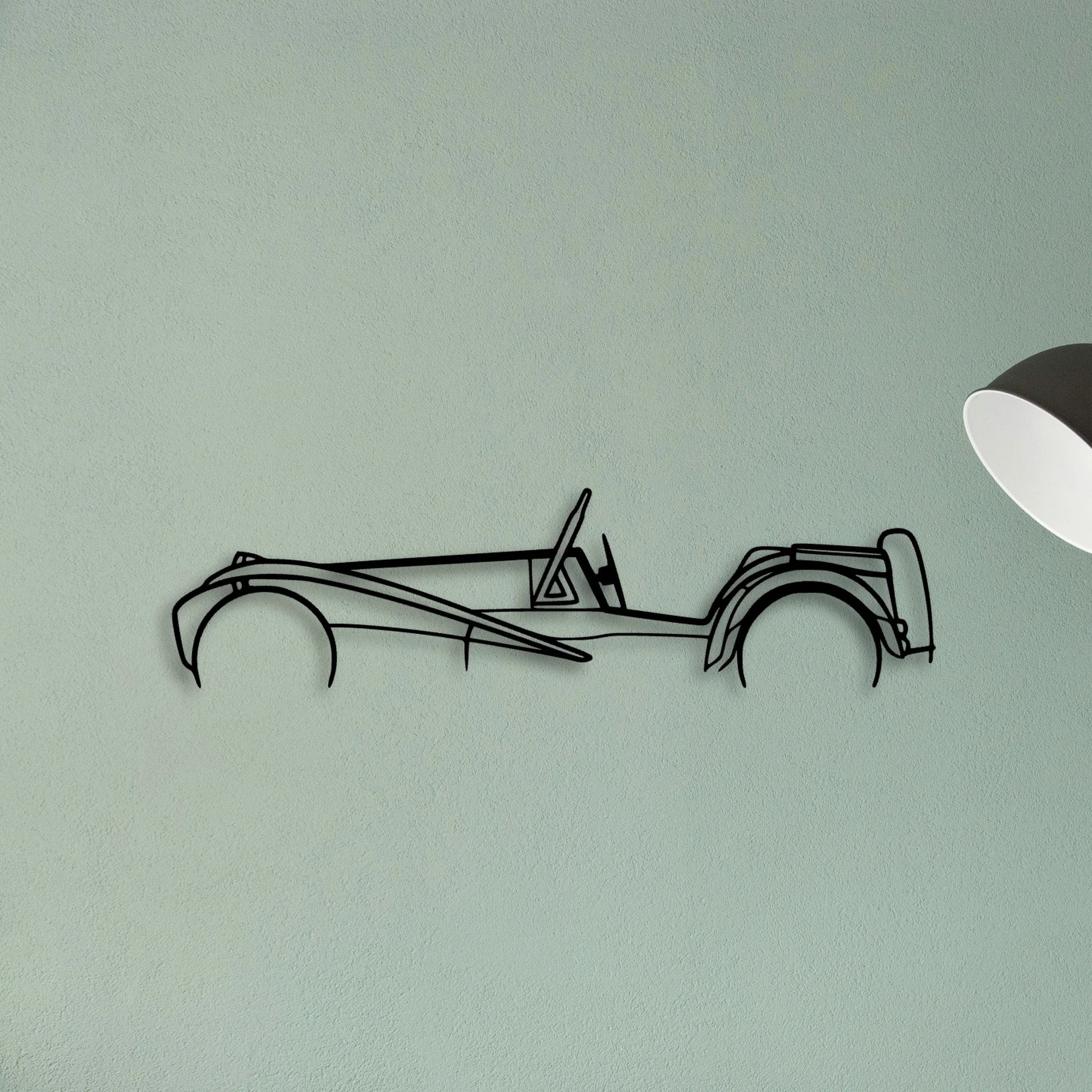 Super Seven Classic Silhouette Metal Wall Art - Tinvibe