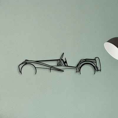 Super Seven Classic Silhouette Metal Wall Art - Tinvibe
