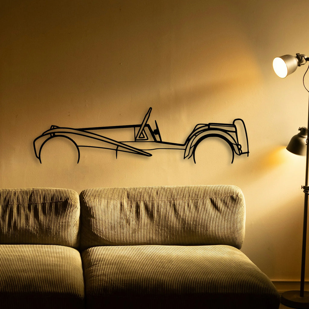 Super Seven Classic Silhouette Metal Wall Art - Tinvibe