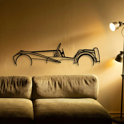 Super Seven Classic Silhouette Metal Wall Art - Tinvibe