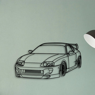 Supra 1994 Angle Classic Silhouette Metal Wall Art - Tinvibe