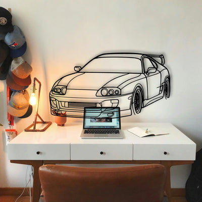 Supra 1994 Angle Classic Silhouette Metal Wall Art - Tinvibe