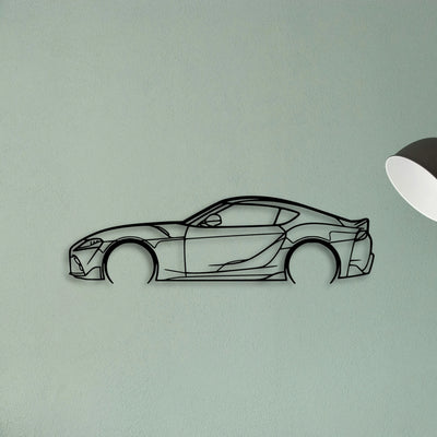 Supra 2021 GR Classic Silhouette Metal Wall Art - Tinvibe