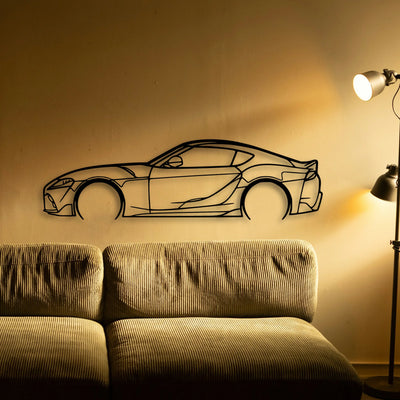 Supra 2021 GR Classic Silhouette Metal Wall Art - Tinvibe