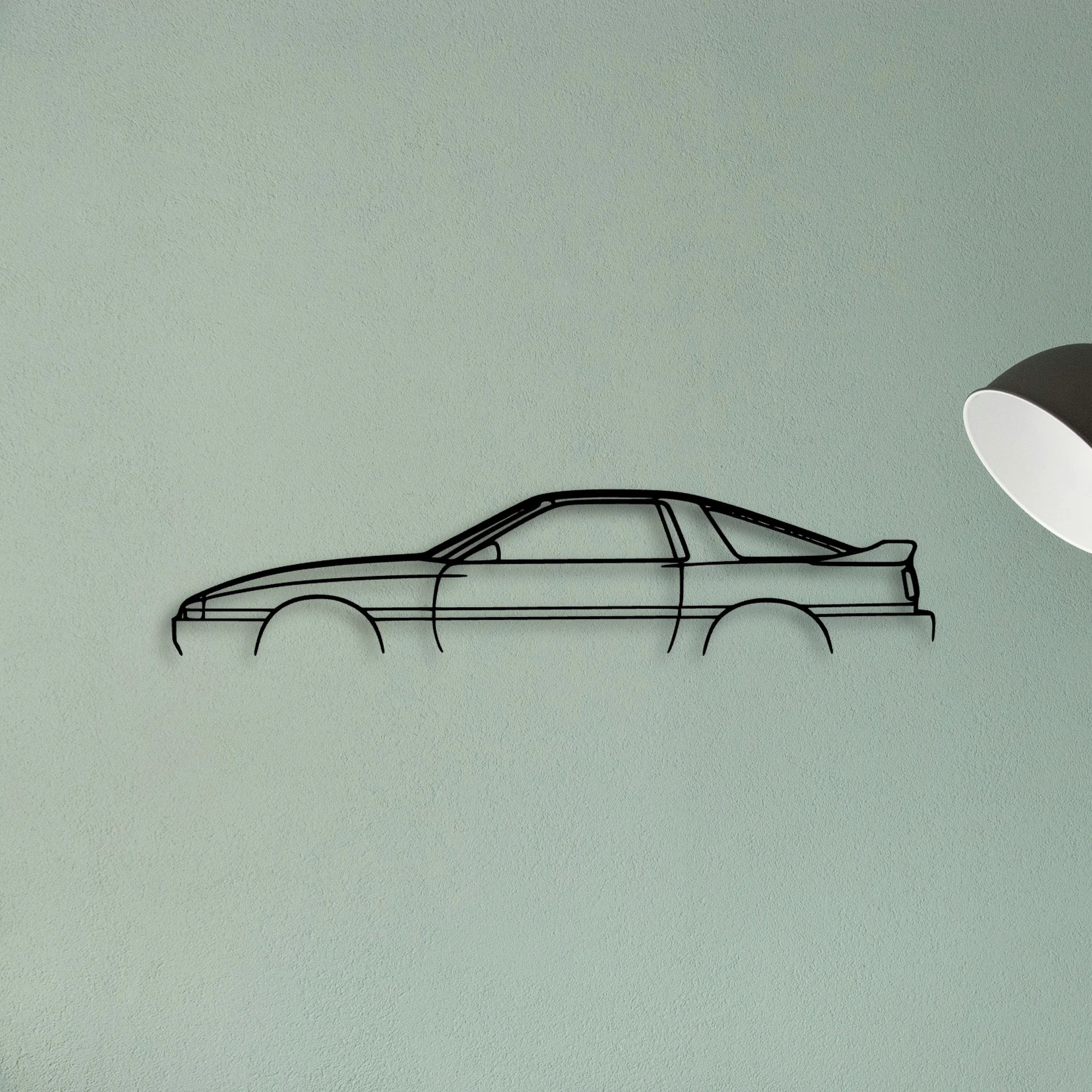 Supra MK3 1990 Classic Silhouette Metal Wall Art - Tinvibe
