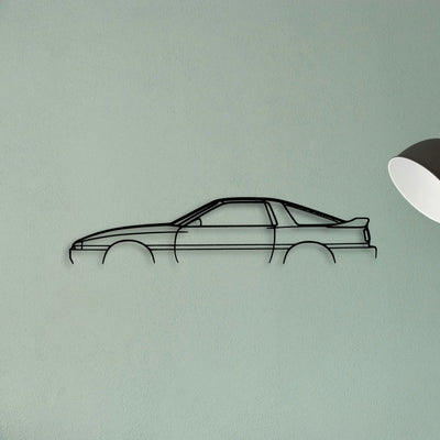Supra MK3 1990 Classic Silhouette Metal Wall Art - Tinvibe