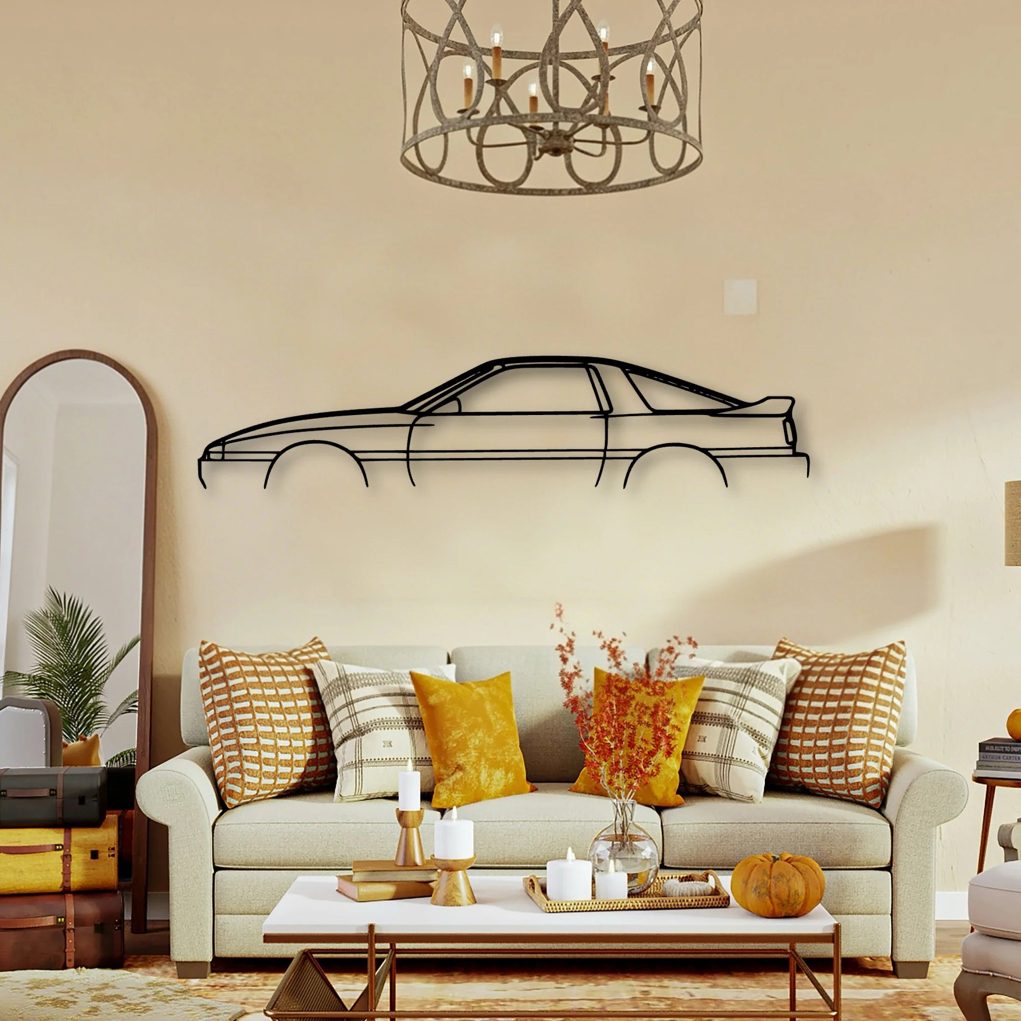 Supra MK3 1990 Classic Silhouette Metal Wall Art - Tinvibe