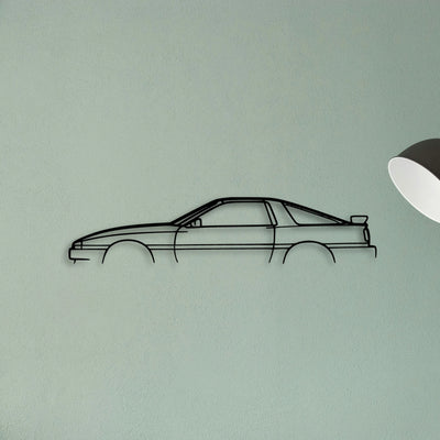 Supra MK3 Classic Silhouette Metal Wall Art - Tinvibe