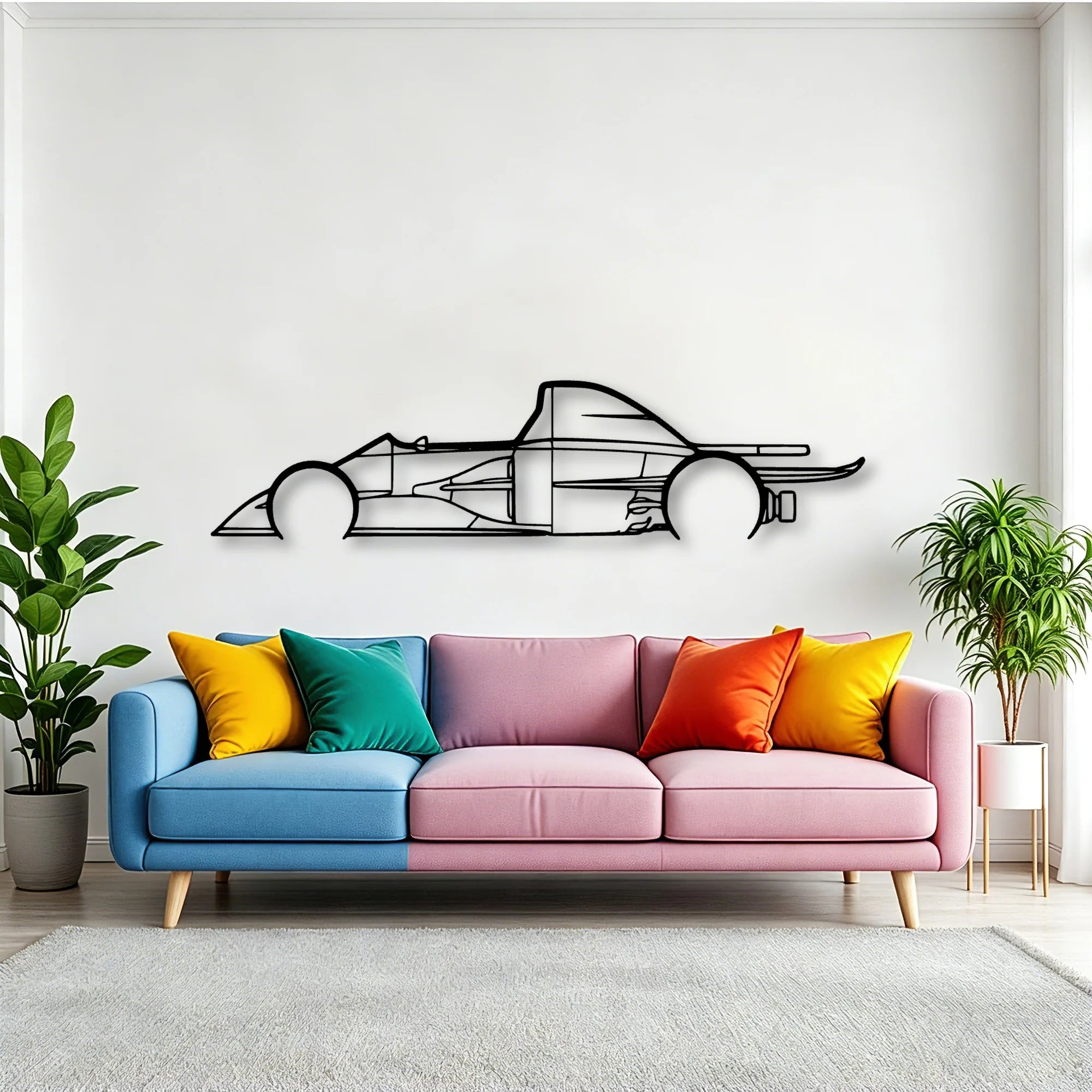 Swift DB1 1985 Classic Silhouette Metal Wall Art - Tinvibe