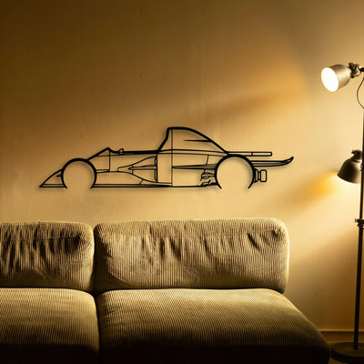 Swift DB1 1985 Classic Silhouette Metal Wall Art - Tinvibe