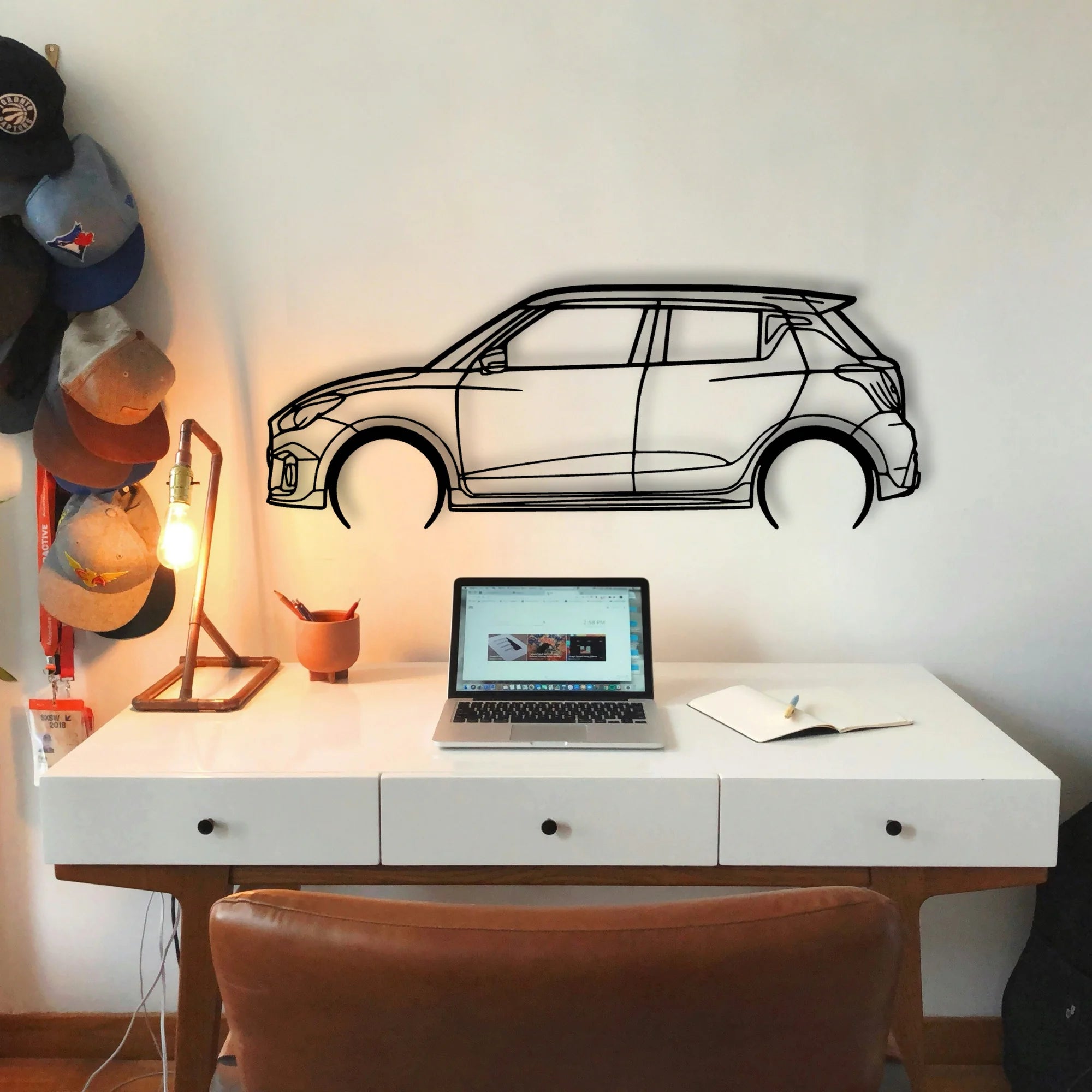 Swift Sport 2022 Classic Silhouette Metal Wall Art - Tinvibe