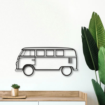 T1 Classic Silhouette Metal Wall Art - Tinvibe