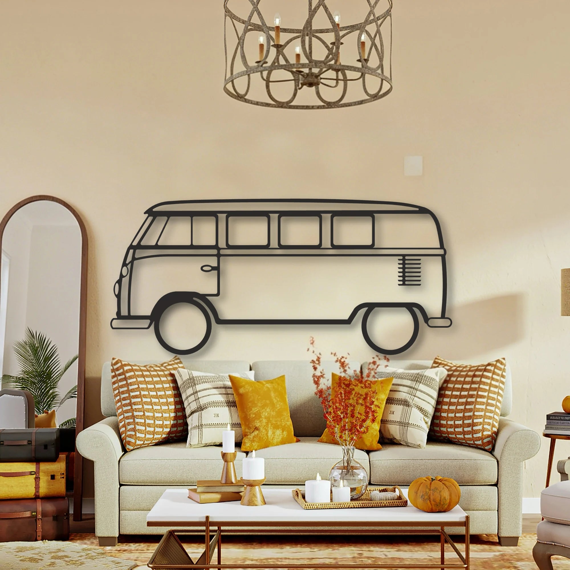 T1 Classic Silhouette Metal Wall Art - Tinvibe