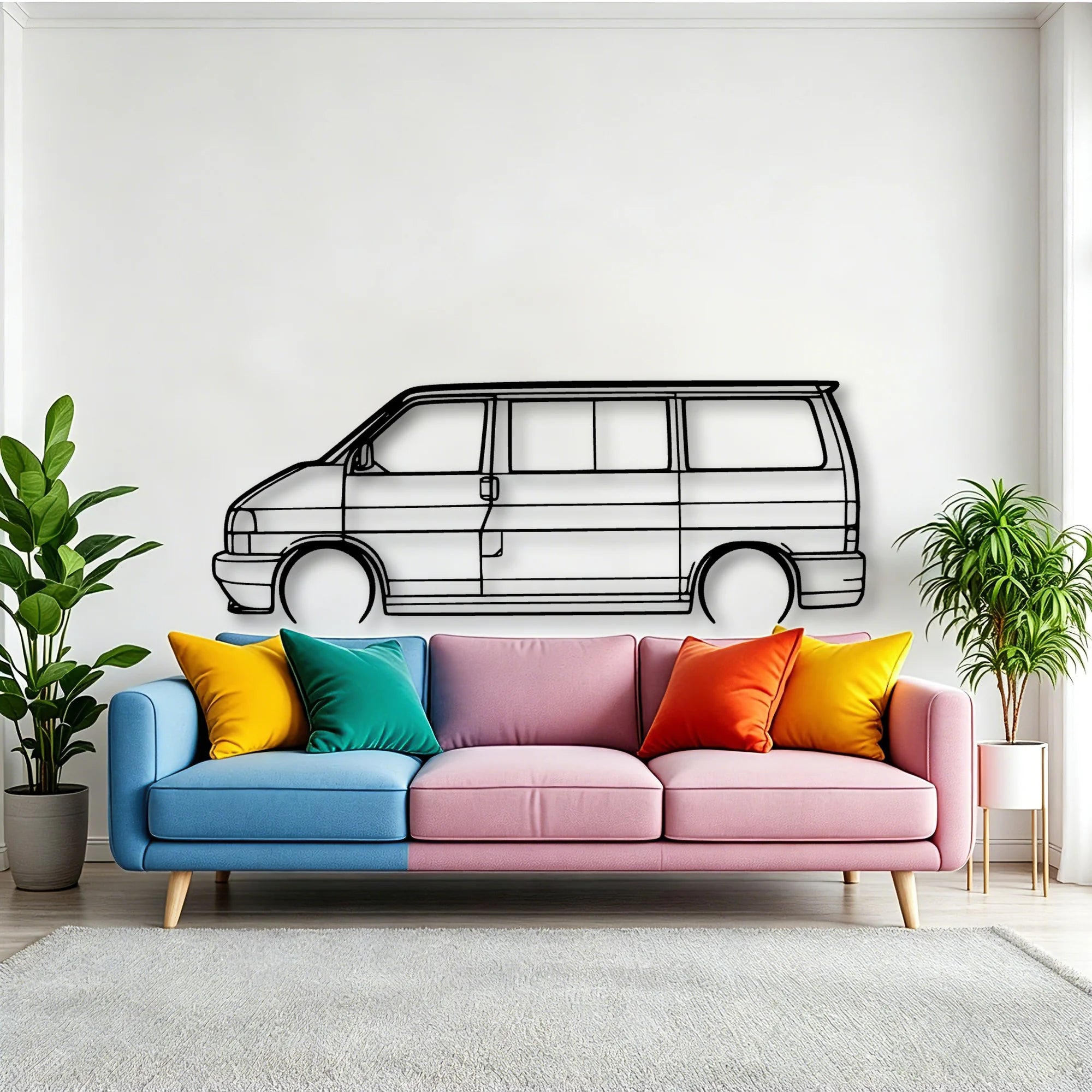 T4 1999 Classic Silhouette Metal Wall Art - Tinvibe