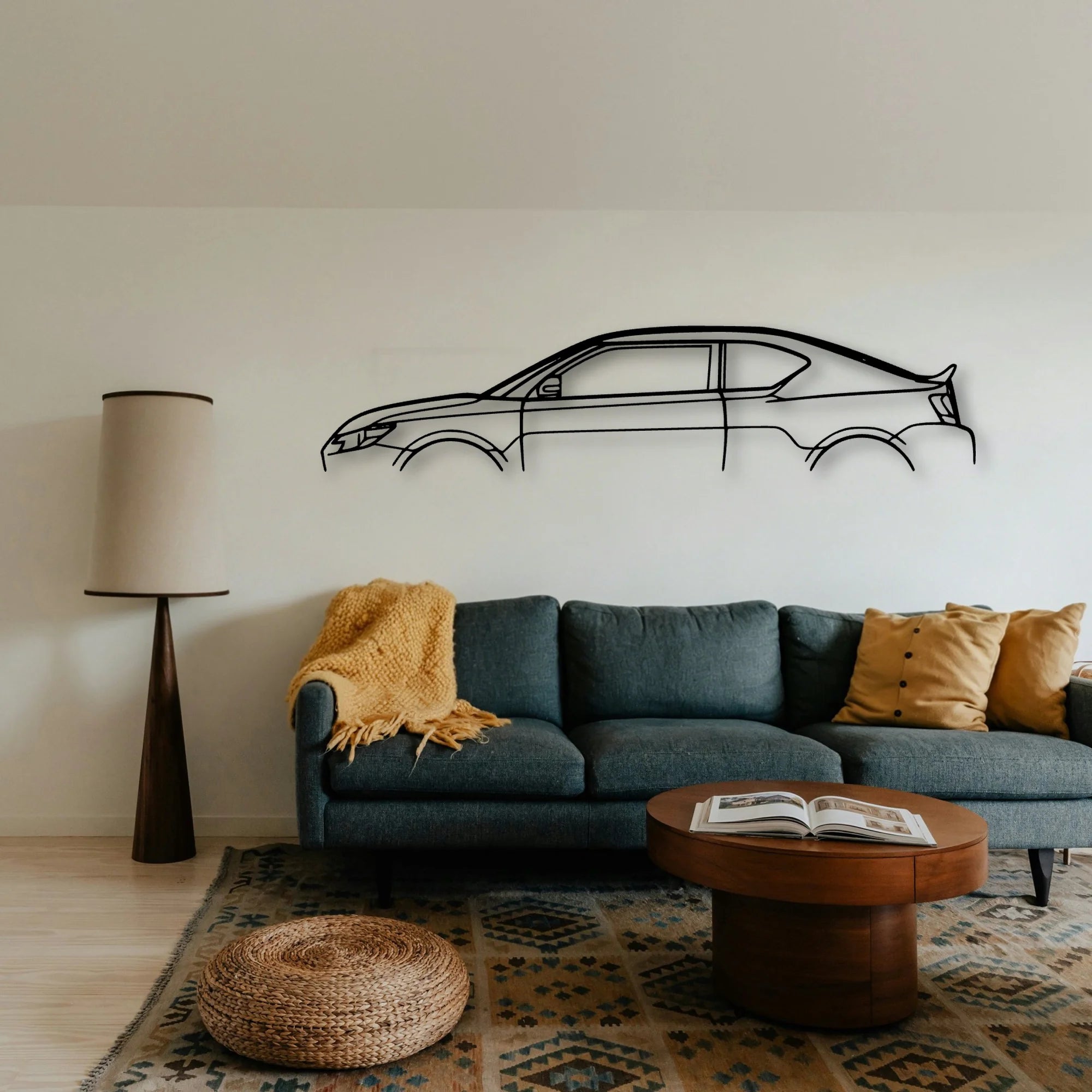 TC 2015 Classic Silhouette Metal Wall Art - Tinvibe