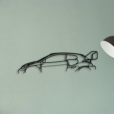 TGR RALLY1 Classic Silhouette Metal Wall Art - Tinvibe
