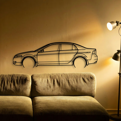 TL 2007 Classic Silhouette Metal Wall Art - Tinvibe
