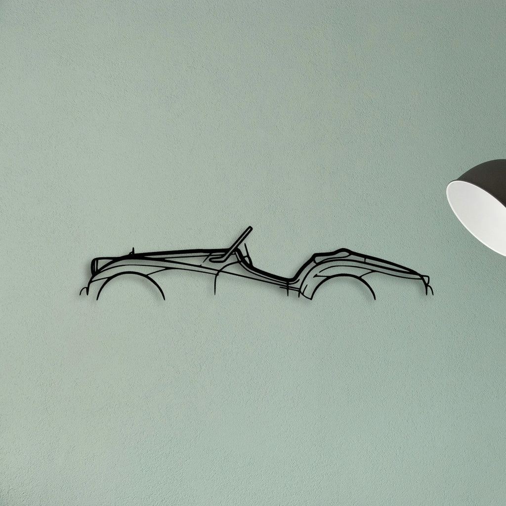 TR3A 1959 Classic Silhouette Metal Wall Art - Tinvibe