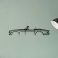 TR6 1971 Classic Silhouette Metal Wall Art - Tinvibe
