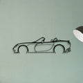 Tamora 2004 Classic Silhouette Metal Wall Art - Tinvibe