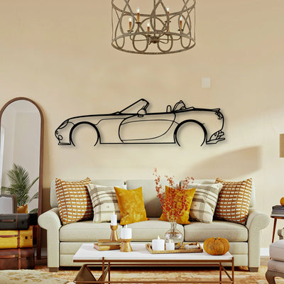Tamora 2004 Classic Silhouette Metal Wall Art - Tinvibe