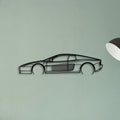 Testarossa 2 Classic Silhouette Metal Wall Art - Tinvibe