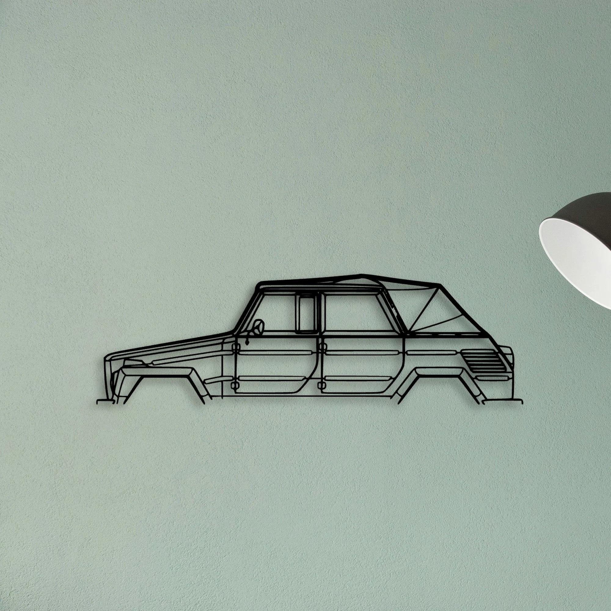 Thing 1973 Classic Silhouette Metal Wall Art - Tinvibe