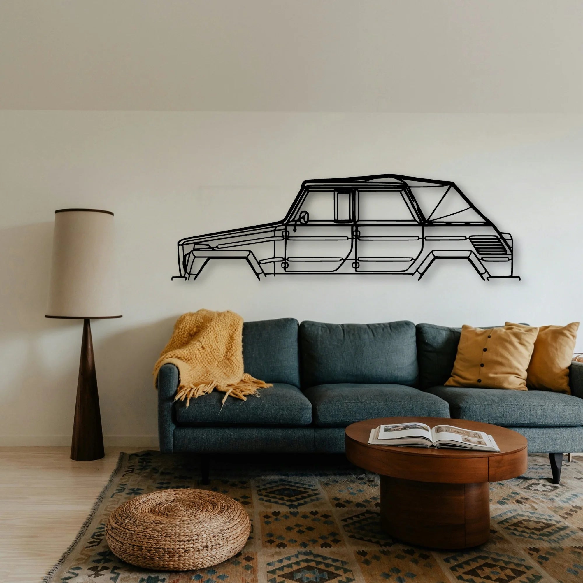 Thing 1973 Classic Silhouette Metal Wall Art - Tinvibe