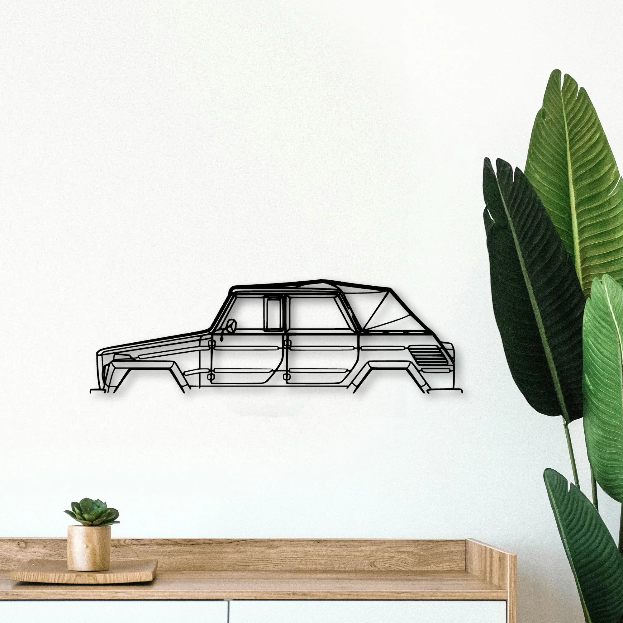 Thing 1973 Classic Silhouette Metal Wall Art - Tinvibe