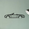 Thunderbird 2002 Classic Silhouette Metal Wall Art - Tinvibe