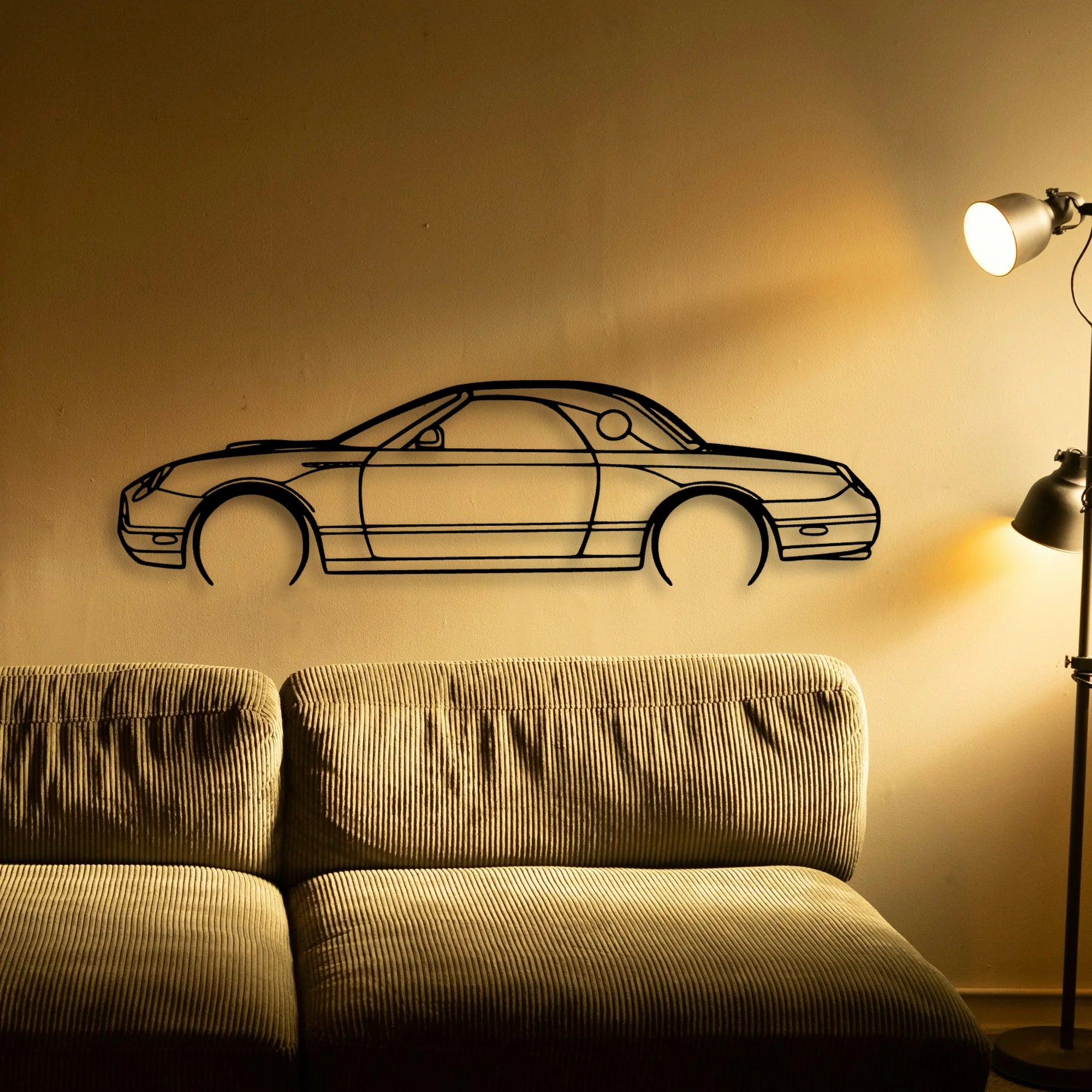 Thunderbird 2005 Classic Silhouette Metal Wall Art - Tinvibe