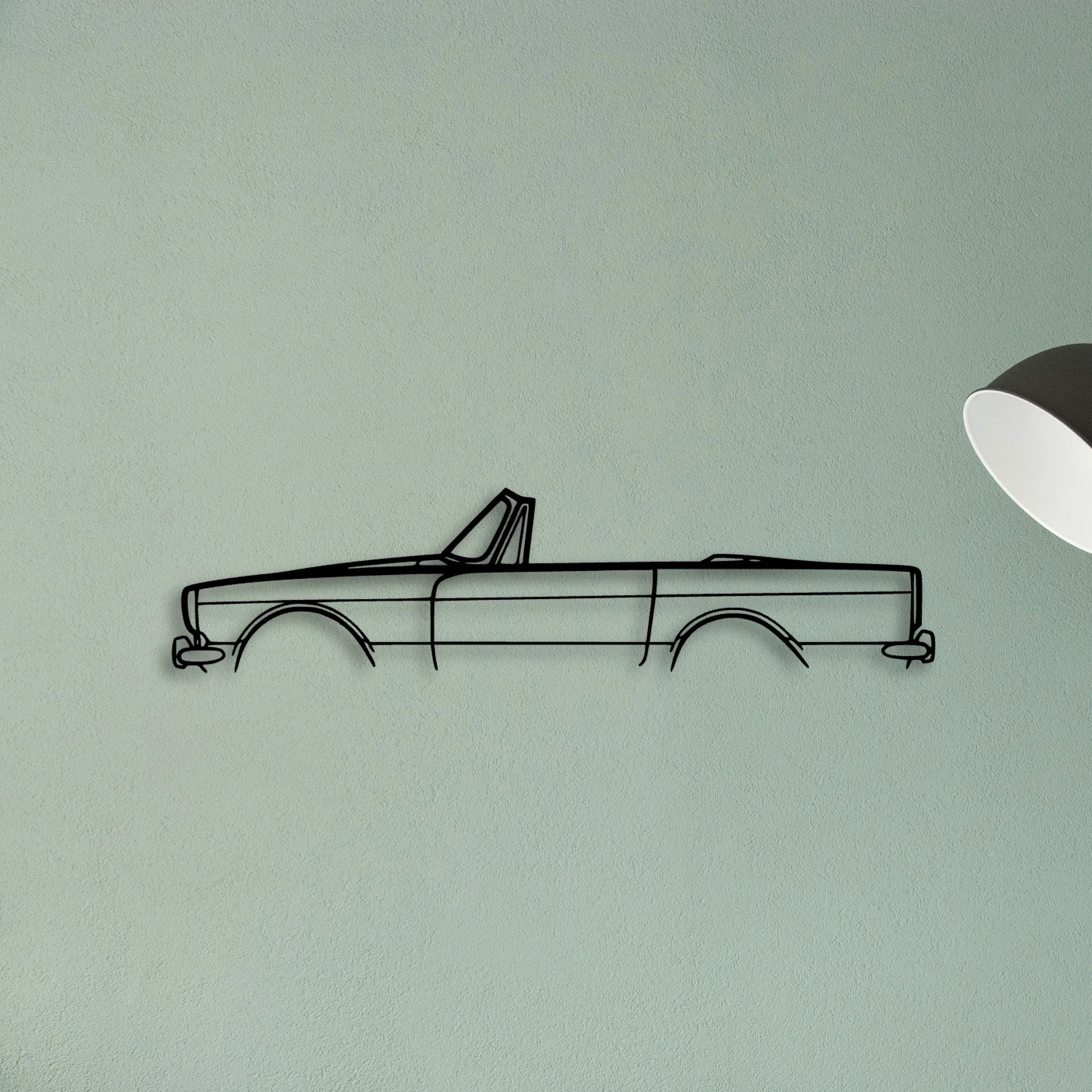 Tiger MK1A 1965 Classic Silhouette Metal Wall Art - Tinvibe