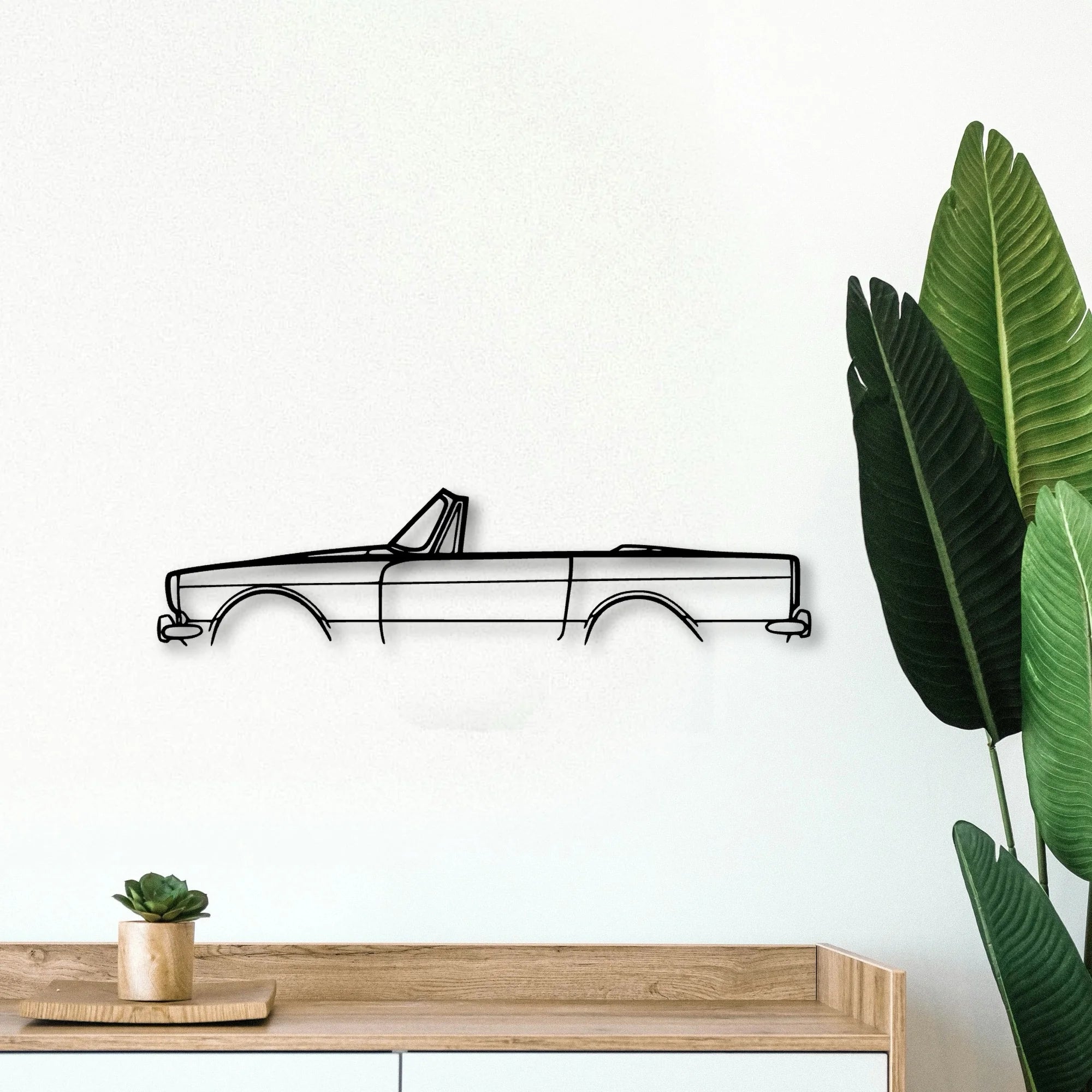 Tiger MK1A 1965 Classic Silhouette Metal Wall Art - Tinvibe