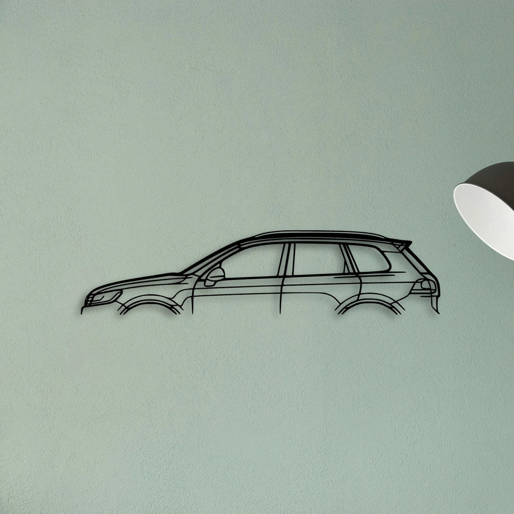 Touareg 2016 Classic Silhouette Metal Wall Art - Tinvibe