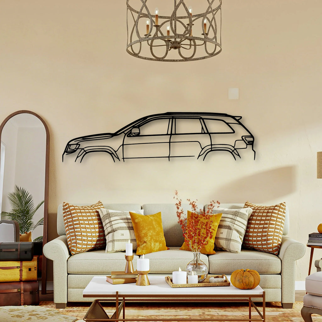 Trackhawk 2018 Classic Silhouette Metal Wall Art - Tinvibe