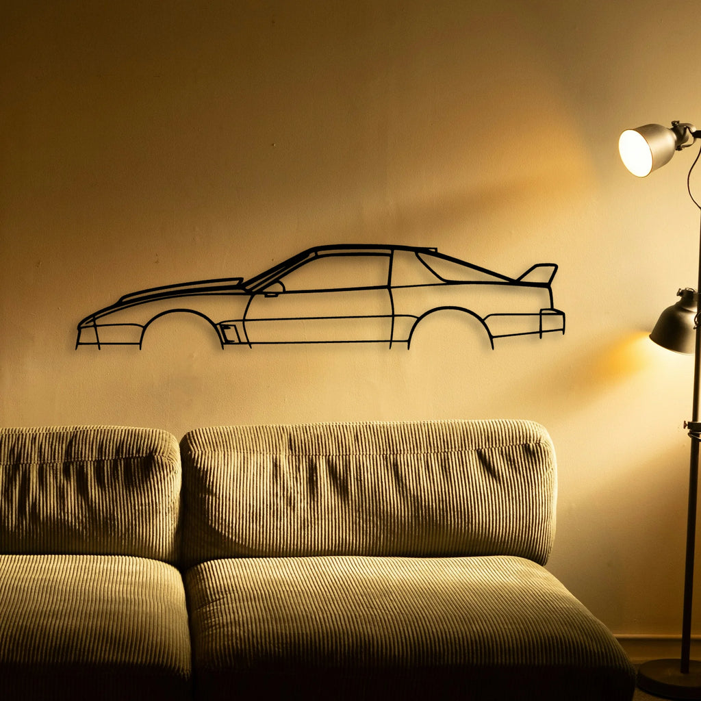 Trans AM 1986 Classic Silhouette Metal Wall Art - Tinvibe