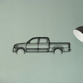 Tundra Double 2006 Classic Silhouette Metal Wall Art - Tinvibe