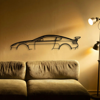 Vantage GT8 Classic Silhouette Metal Wall Art - Tinvibe