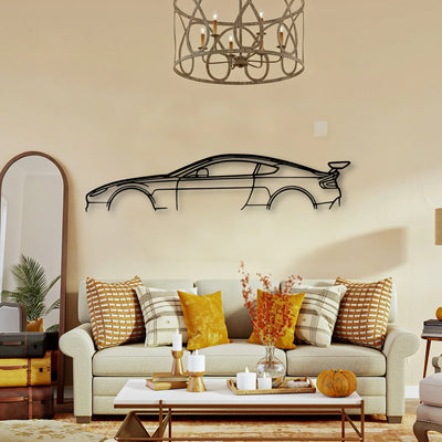 Vantage GT8 Classic Silhouette Metal Wall Art - Tinvibe