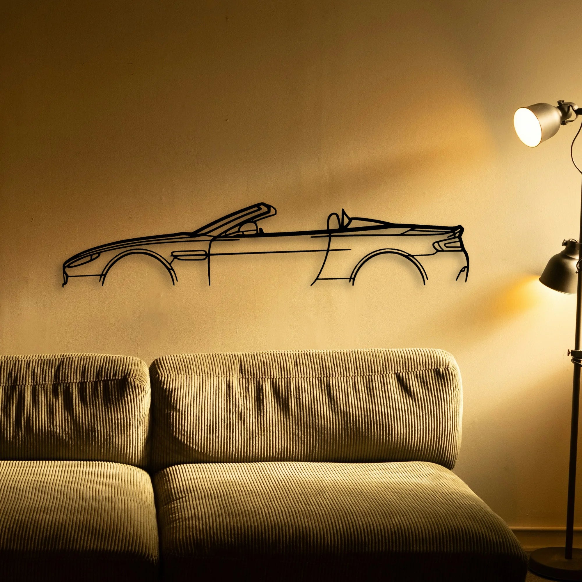 Vantage Volante 2014 Classic Silhouette Metal Wall Art - Tinvibe