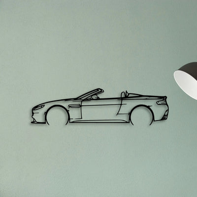 Vantage Volante GT 2016 Classic Silhouette Metal Wall Art - Tinvibe