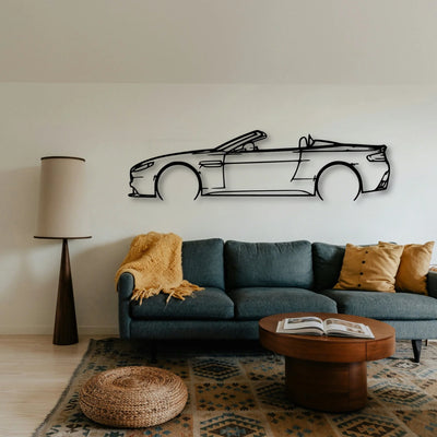 Vantage Volante GT 2016 Classic Silhouette Metal Wall Art - Tinvibe