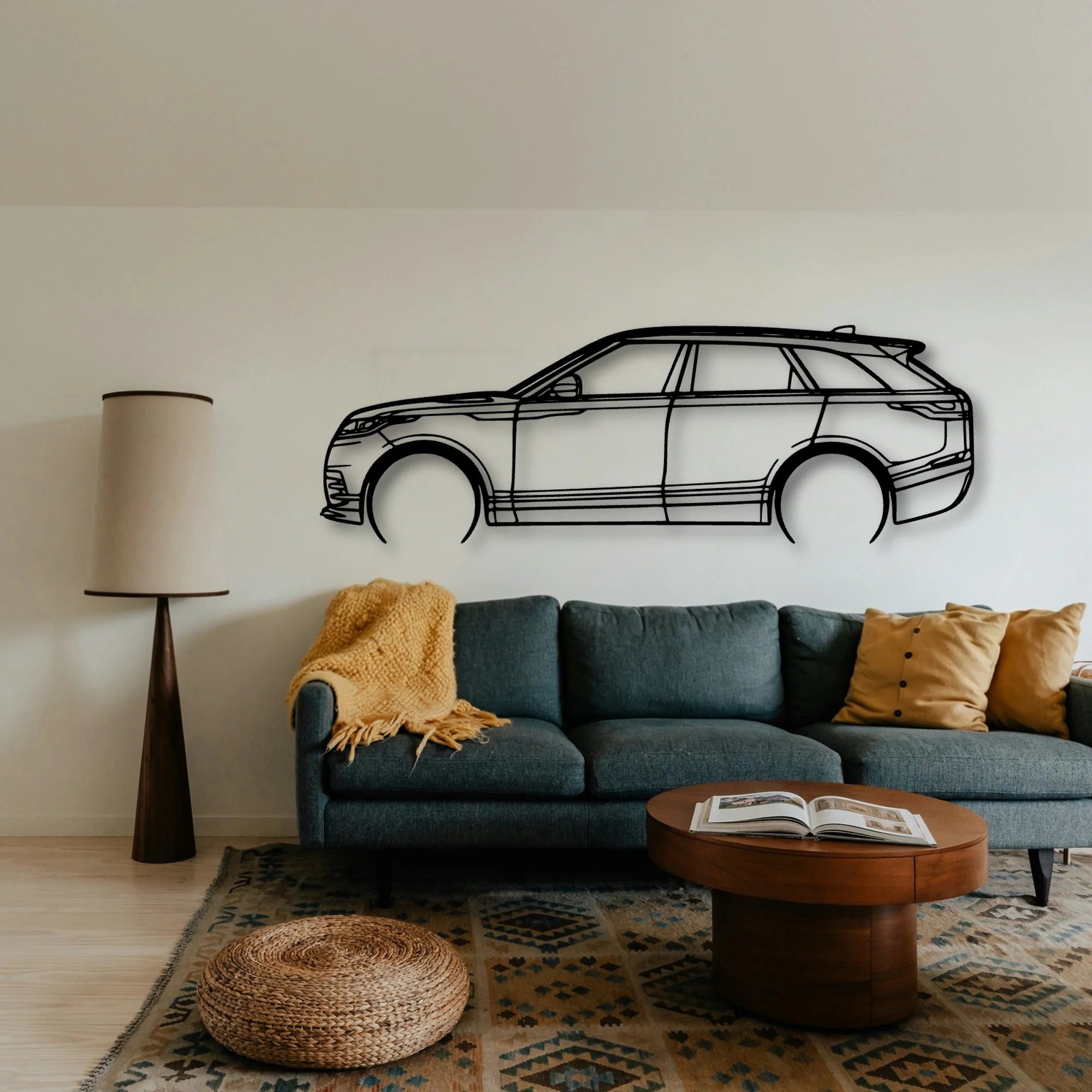 Velar 2020 Classic Silhouette Metal Wall Art - Tinvibe