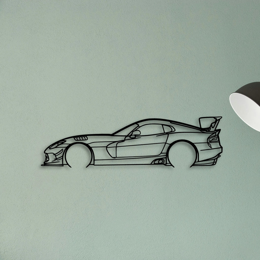 Viper ACR GEN 5 2 Classic Silhouette Metal Wall Art - Tinvibe